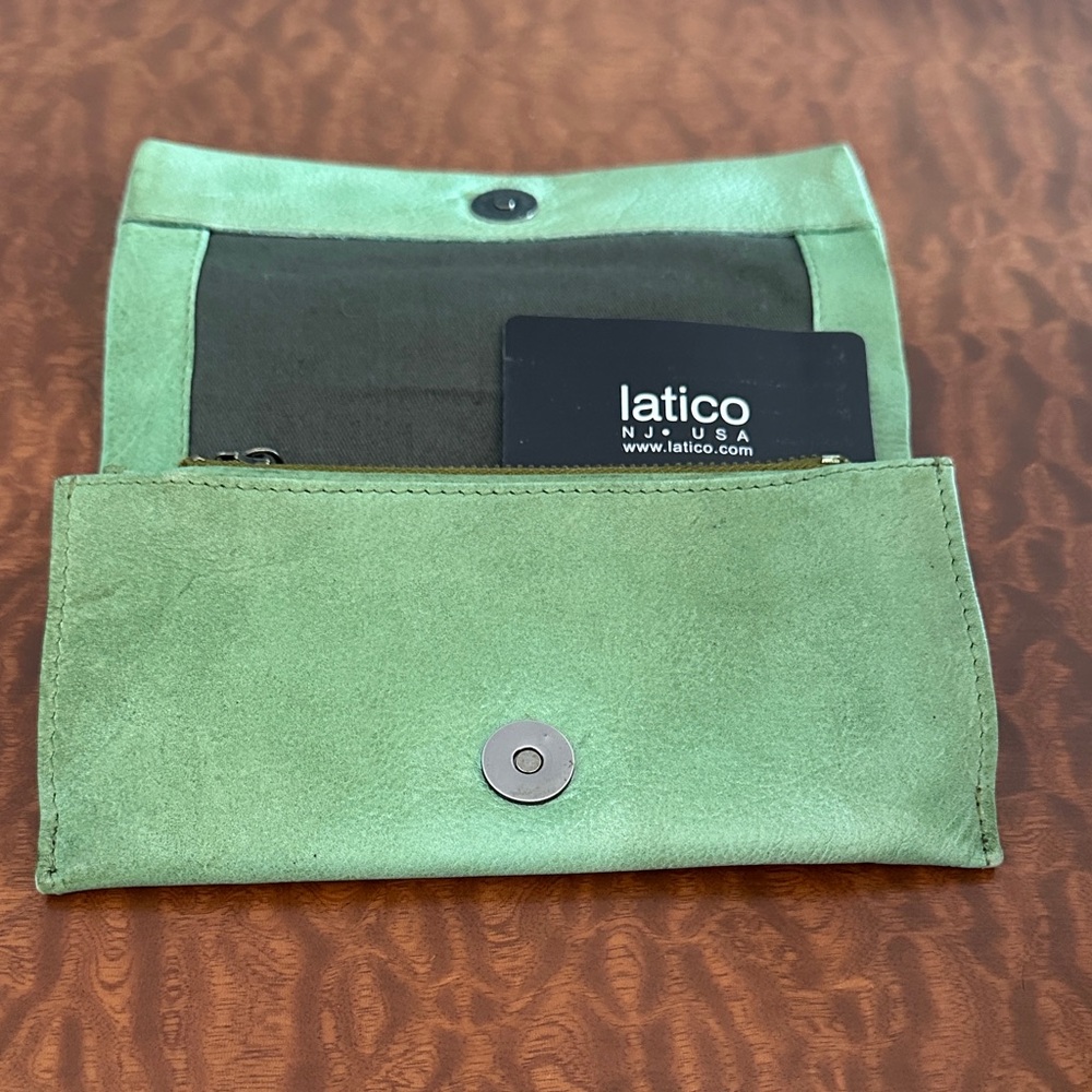 Latico Mint Green Leather Wallet